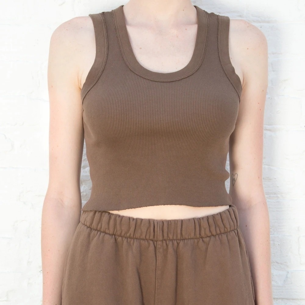 Brown Brandy Melville Connor Tank